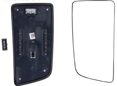 Вкладиш дзеркала scania p/gr/r/s 2016 ліва підігрів фото №1