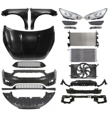 Ford focus 14-18 бампер pas капот крыло фото №1