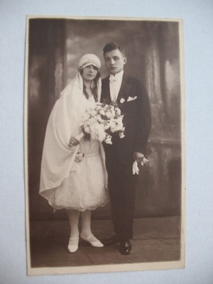 DĄBROWA GÓRNICZA ŚLUBNE przedwojenne FOTO