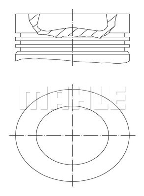 PISTONS MAHLE 028 PI 00155 000  