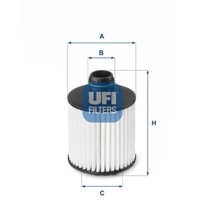 FILTRO ACEITES UFI 25.139.00  