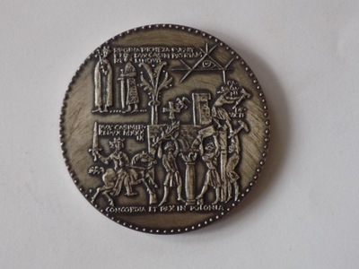 Medal: Kazimierz Odnowiciel - PTAiN - Seria Królewska - Polska - PRL Korski
