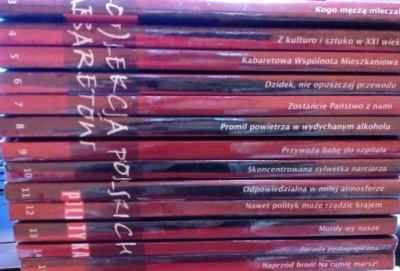 KOLEKCJA POLSKICH KABARETÓW DVD TEMAT 3-TEMAT 15 KOMPLEKT