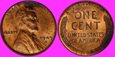 USA 1 Cent 1949 „D” - Denver /U 337