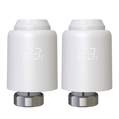 INTELIGENTNA 2X GŁOWICA TERMOSTAT TRV TUYA ZIGBEE