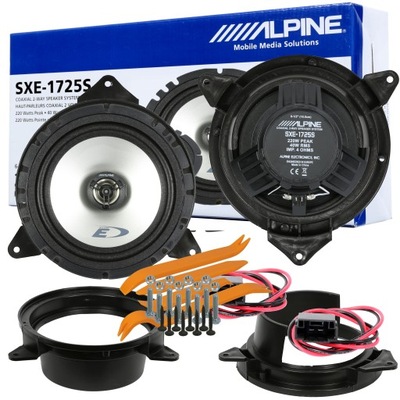 ALTAVOCES ALPINE VOLVO S60 S70 V70 XC70 PARTE TRASERA BLOQUE SILENCIOSO  