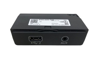 PRZYLACZE PORT AMI USB CARPLAY ANDROID AUTO AUDI A4 B9 A5 8W 8W0035708  