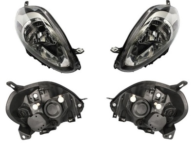 Фара лампа fiat punto evo l+p 09- tyc фото №1