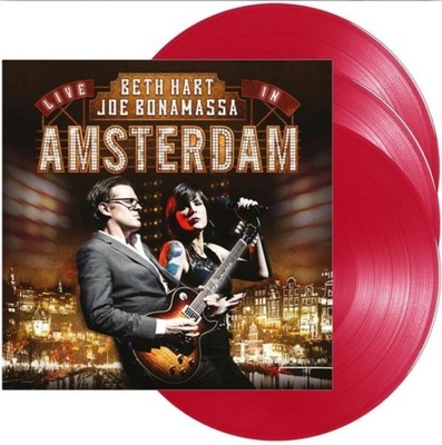 BETH HART JOE BONAMASSA Live In Amsterdam 10th Anniversary 3LP WINYL RED