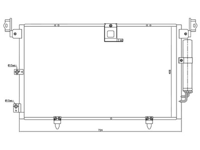 Радіатор кондиціонера 8845048010 фото №1