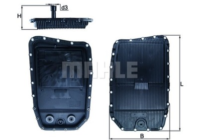 ПІДДОНУ МАСЛЯНІ AUTOMATYCZNEJ КОРОБКИ KNECHT HX 152