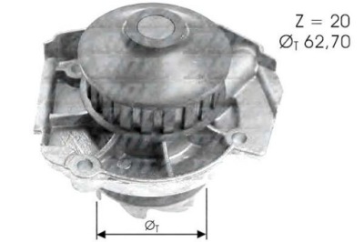Dolz насос води fiat фото №1