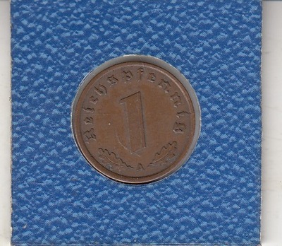 Niemcy III Rzesza 1 pfennig 1938 A