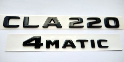 CLA220 4Matic Mercedes emblemat czarny