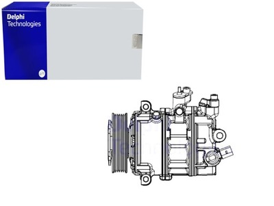 COMPRESOR DE ACONDICIONADOR VW JETTA IV 2.0 06.10-12.17 DELPHI  