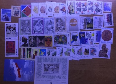 Polska znaczki z roku 1993 czyste
