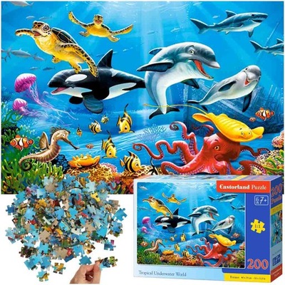 CASTORLAND Puzzle układanka 200 elementów Tropical Underwater World - Tropi