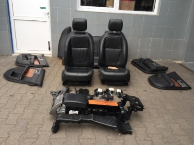 Jaguar xf 07- сидіння заднє сидіння обшивка комплект фото №1