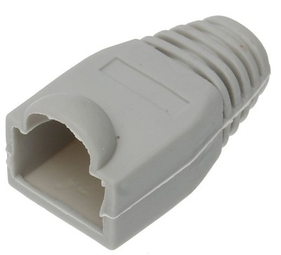 OSŁONA WTYKU RJ-45 RJ45/WP*P10 - SZARA OPAK 10szt.