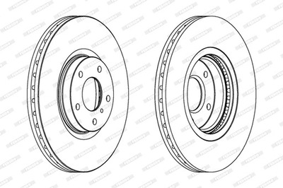 ДИСК ТОРМОЗНОЙ PREMIER DDF1505C-1