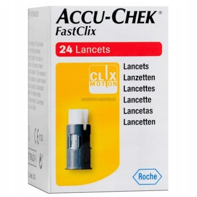 Accu-Chek Fast Clix Lancety igły 24 szt