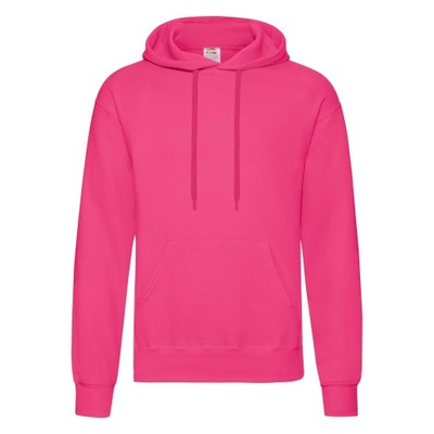 Bluza z kapturem Fruit of the Loom Hooded Sweat Różowy r. 2XL