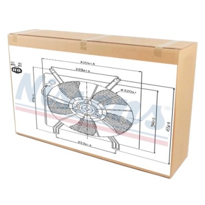 Вентилятор радиатора nissens do honda cr-v ii 2.0 фото №1