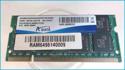 PAMIĘĆ RAM 2GB DDR2 SODIMM DO LAPTOPA 667MHz 5300S