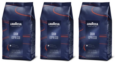 Kawa ziarnista Lavazza Gran Espresso 1kg x3