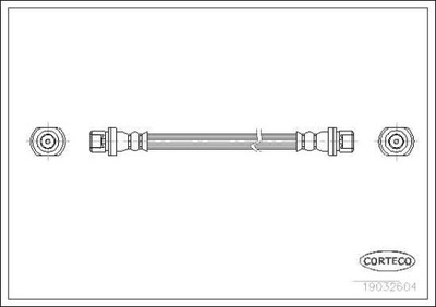 CABLE DE FRENADO FLEXIBLES TOYOTA  