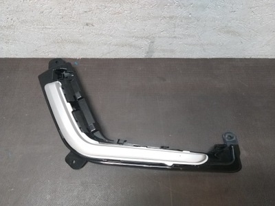 Бампер перед молдинг накладка peugeot 308 lift 17- фото №1