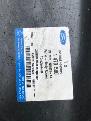 Поріг блок двигуна лівий ford mondeo kombi mk4 ba7 08-15 фото №1