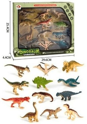 Zestaw dinozaurów 12 el