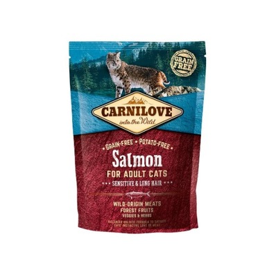 CARNILOVE Cat Salmon Sensitive Long Hair 400g