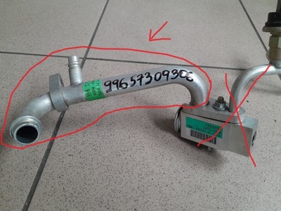 Porsche 911 997 2006r 3.6 boxster труба провода кондиционера 99657309306 фото №1