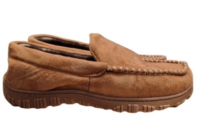 KAPCIE MĘSKIE BRĄZOWE WSUWANE Z OCIEPLENIEM 45 S9O