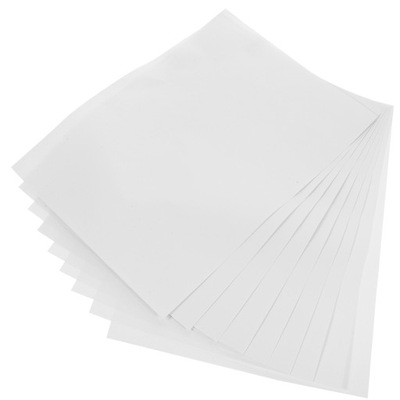 Ciemny papier transferowy do koszulek, biały, sublimacyjny