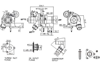 NISSENS TURBOKOMPRESORIUS OPEL ASTRA J ASTRA J GTC ASTRA K INSIGNIA B 