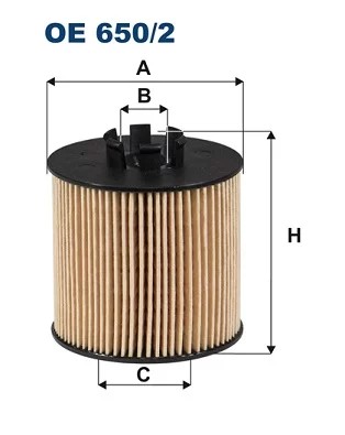 OE650/2 FILTRO ACEITES  