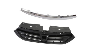 Решётка радиатора решётка решётка радиатора передний + молдинг хромированная dacia lodgy 12- фото №1