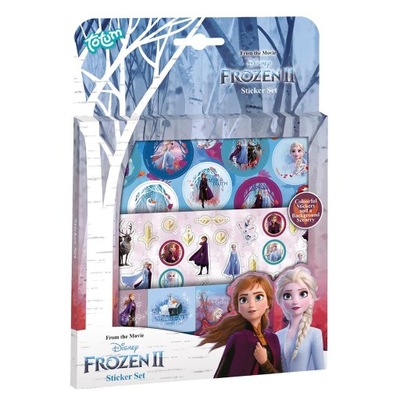 Klasické samolepky Frozen Totum 45 ks.