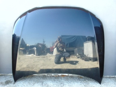 Капот крышка двигателя audi a4 b8 дорестайлинг  lx5r фото №1