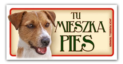 Jack Russell Terrier TABLICZKA