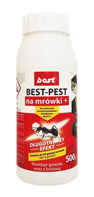 Skuteczna TRUCIZNA na MRÓWKI ogrodowe BEST 500 g