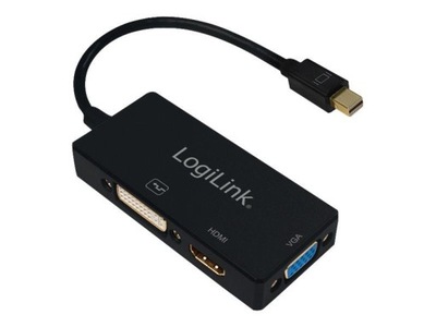 LOGILINK CV0110 LOGILINK - Konwerter 4K Mini DisplayPort na DVI/HDMI/VGA