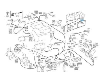 Колодка корпус tulei wtykowej mercedes 0195459928 фото №1