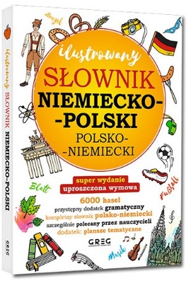 Ilustrowany słownik niemiecko polski Twarda Greg