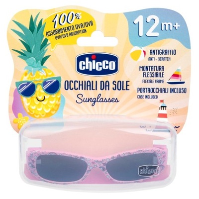 CHICCO 00011469000000 Okulary przeciwsłoneczne 12m+ girl