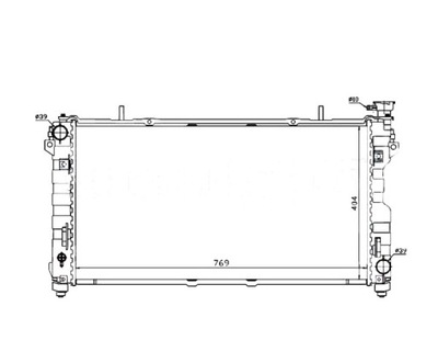РАДІАТОР CHRYSLER TOWN COUNTRY 01- 4677523AA