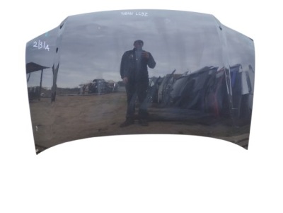 Vw touran i капот крышка двигателя перед передняя lc9z фото №1